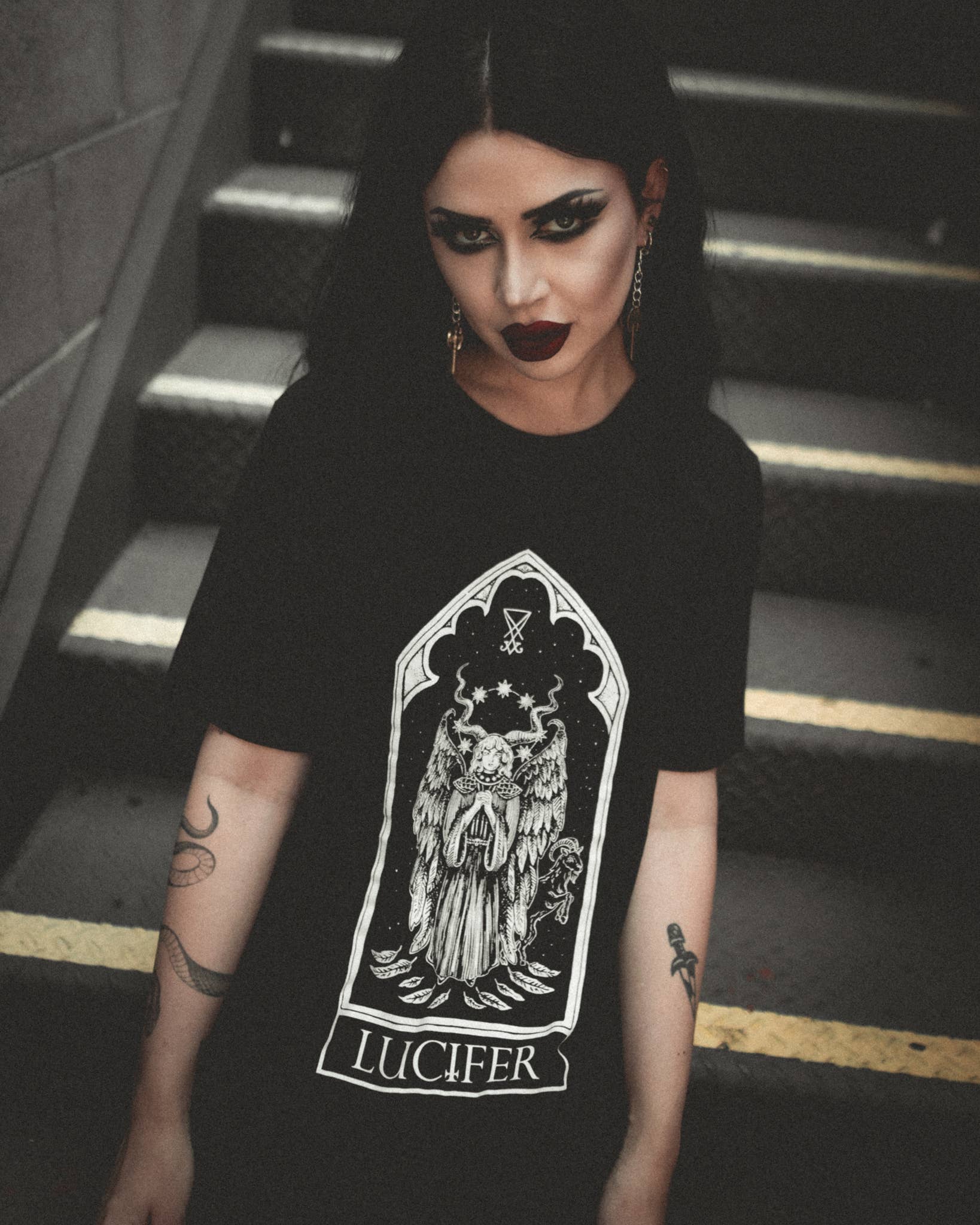 The Pretty Cult - Wholesale T-Shirt (Graphic) - Women's - Lucifer Oracle Tee5