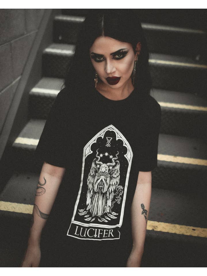 The Pretty Cult - Wholesale T-Shirt (Graphic) - Women's - Lucifer Oracle Tee5