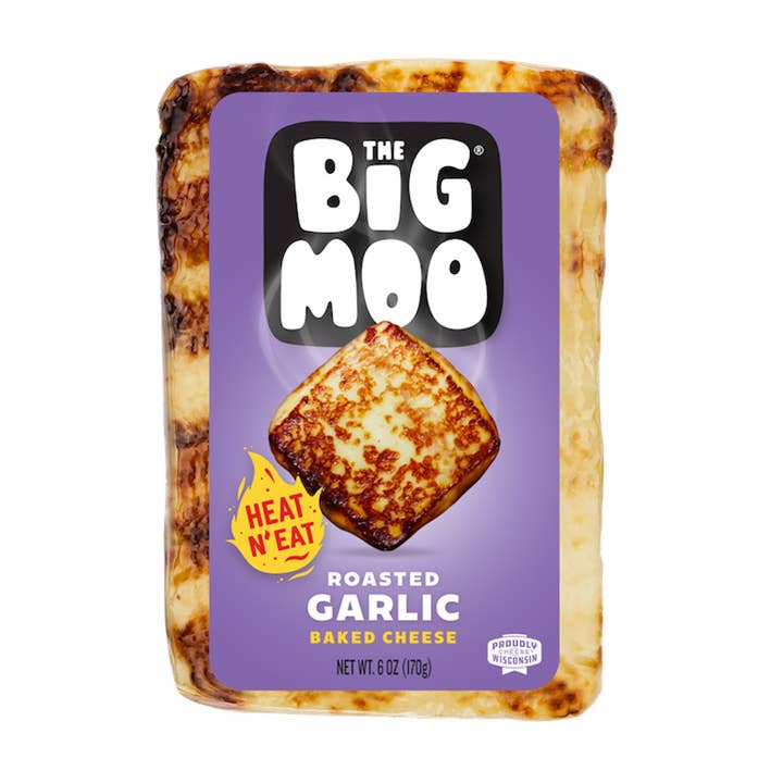The Big Moo Cheese - Wholesale Cheese - THE BIG MOO Baked Cheese - Roasted Garlic1