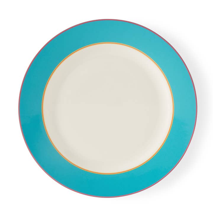 Kit Kemp Calypso TURQUOISE CHARGER 13" for wholesale by Portmeirion, Spode, Pimpernel, Nacthmann, Wrendale Designs