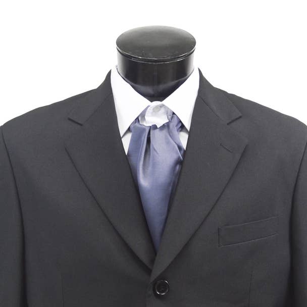 Selini New York - Wholesale Necktie – Men’s - Solid Satin Poly Ascot21