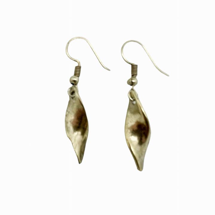Gloria Mago - Wholesale Dangle Earrings - Set of 2 pairs of helix-shaped earrings in golden zamak2
