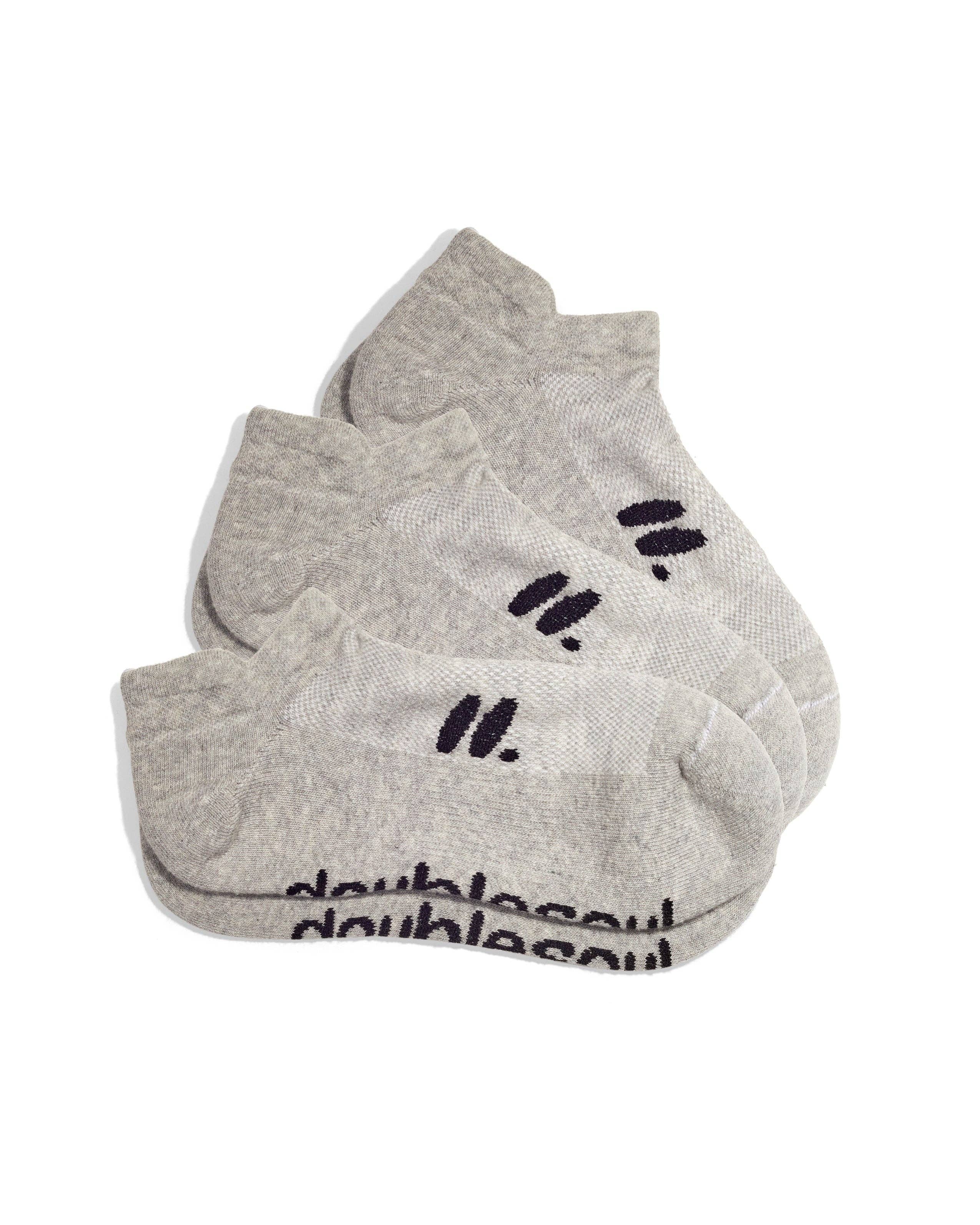 doublesoul – wholesale Socks – Unisex – Low 3 Pack Solid13