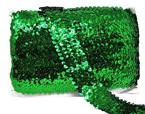 Mandala Crafts – Engroshandel Håndværk forsyninger – Mandala Håndværk Elastisk Paillet, Flad Glitter Stretch Bling Paillette Stof Bånd, Metallisk Applikation Trim Blonder til Kjole Pynt, Pandebånd54