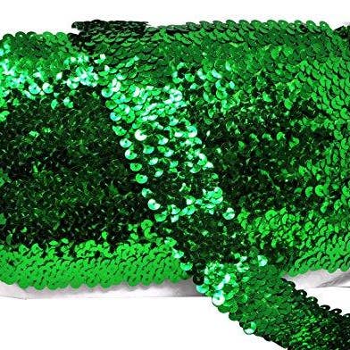 Mandala Crafts – Engroshandel Håndværk forsyninger – Mandala Håndværk Elastisk Paillet, Flad Glitter Stretch Bling Paillette Stof Bånd, Metallisk Applikation Trim Blonder til Kjole Pynt, Pandebånd54