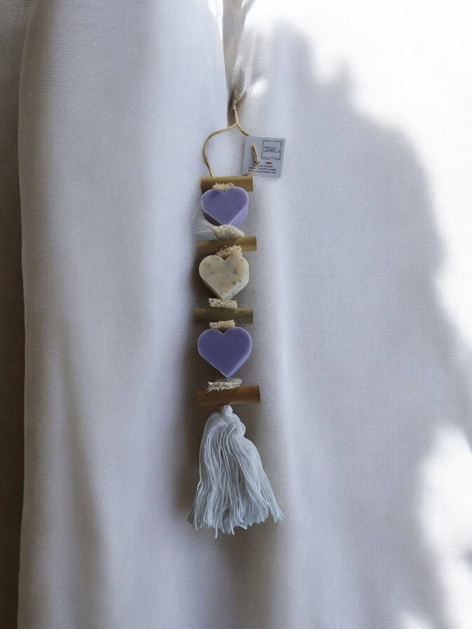 fabrique lomaelle - Wholesale Ornament - Lavender Heart Braid Lavender Heart Flower Lavender Heart0
