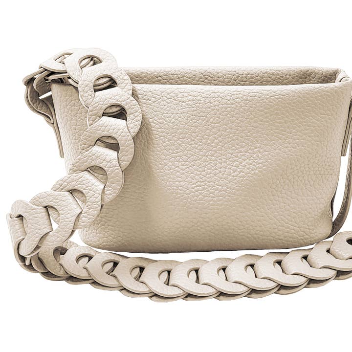 Daisy Crossbody with braided shoulder strap for wholesale by K. Carroll Accessories