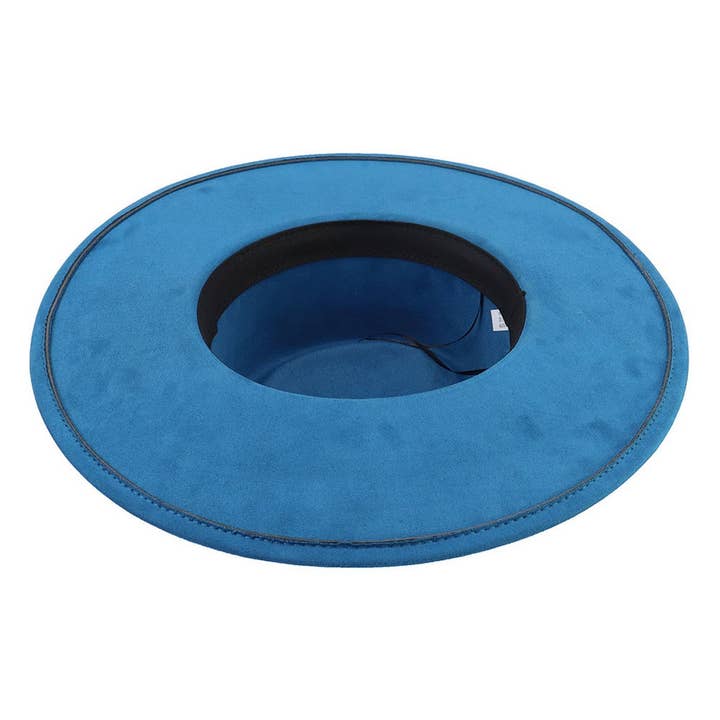 ACCITY - Wholesale Fedora - Women's - COUPLE WIDE BRIM HAT FLAT BRIM GENTLEMAN HAT_CWAH17719