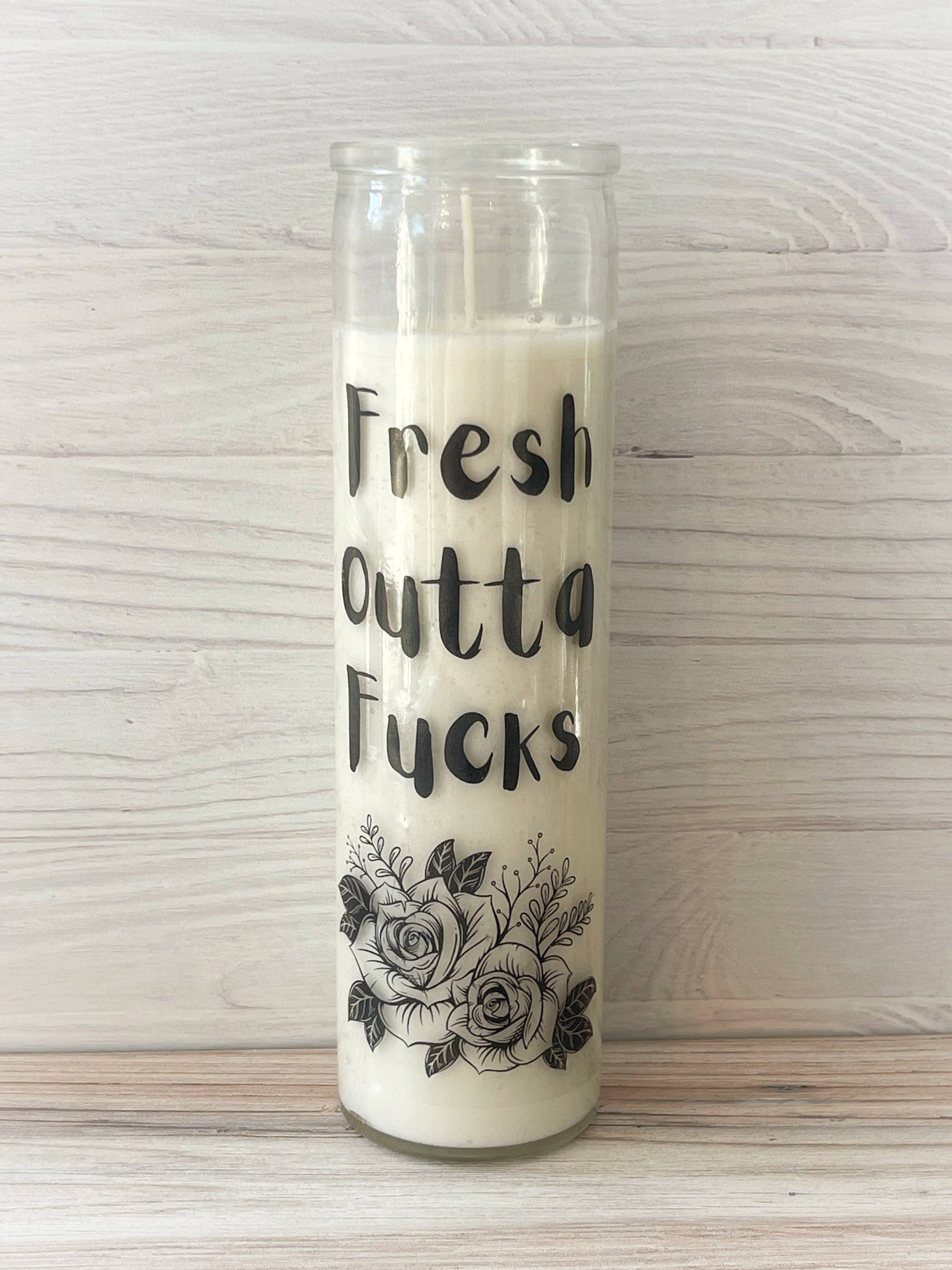 Rage Gems & Jewelry – Engroshandel Glaslys – Fresh Outta Fucks bønlys2