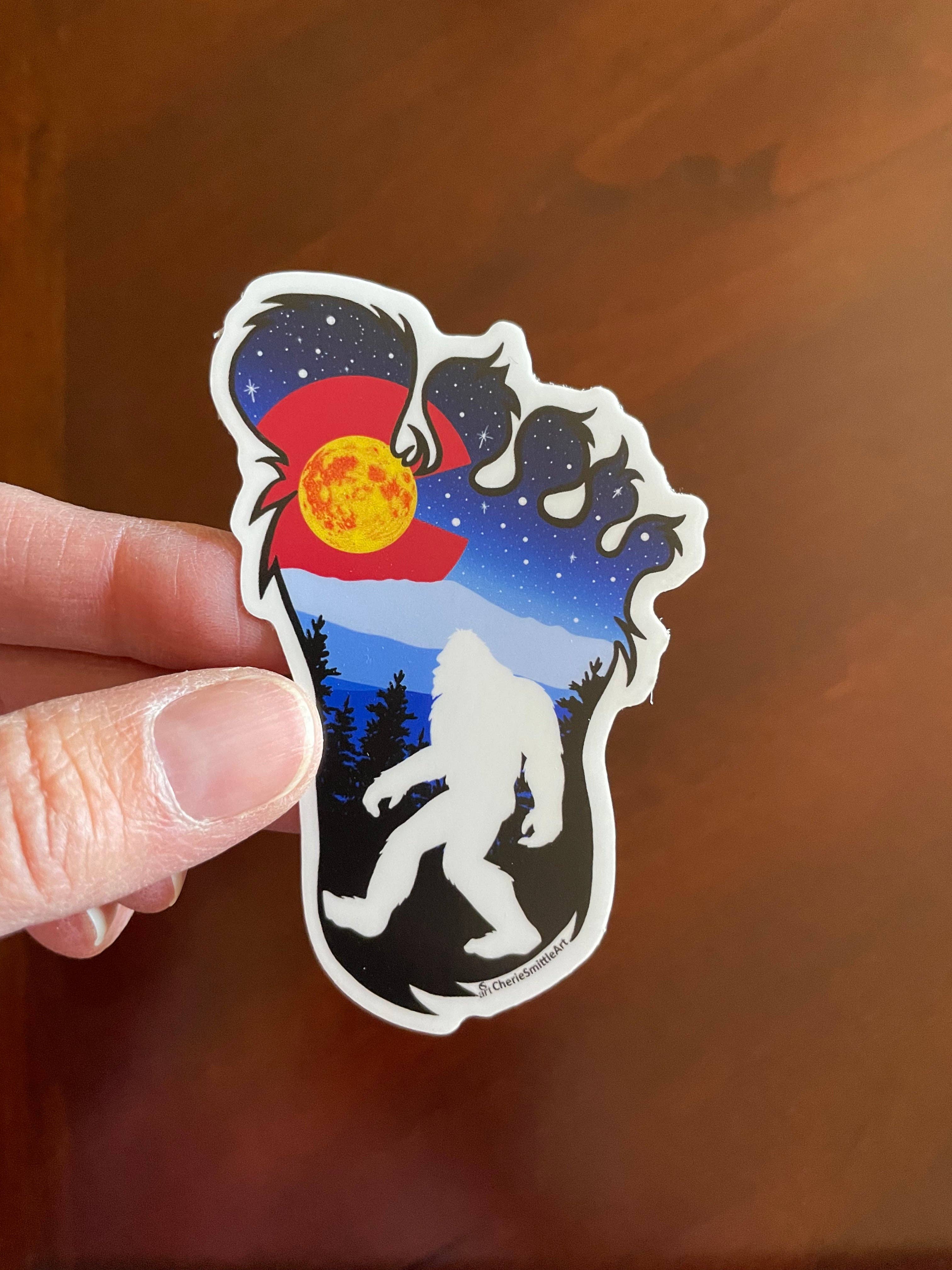 CherieSmittleArt - Wholesale Sticker - Level X Hide N Seek Master Colorado Bigfoot Sticker12