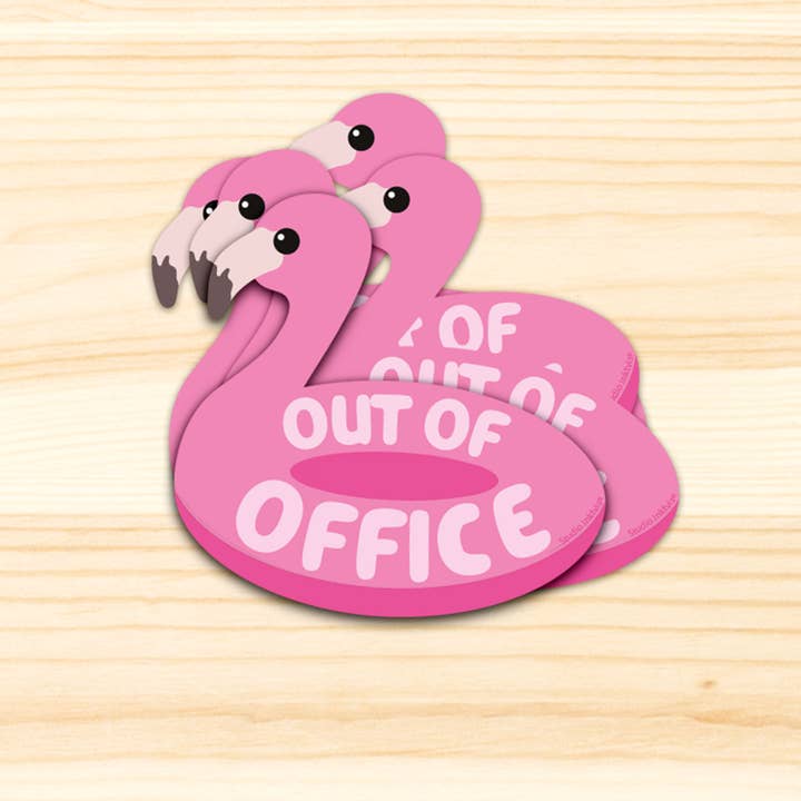 Studio Inktvis – Großhandel Aufkleber – Sticker Außer Haus Flamingo3