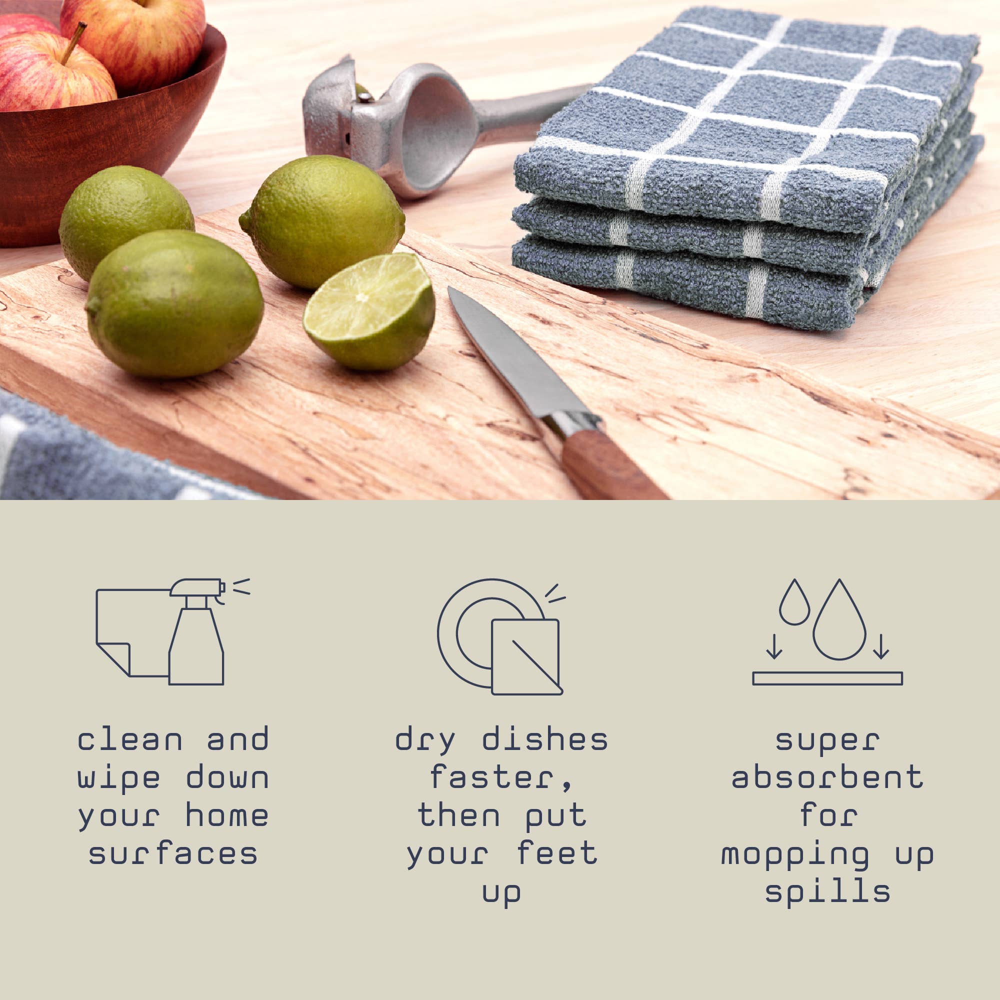 MEEMA - Wholesale Tea Towel - Terry Kitchen Towels – Eco-Friendly Cotton Dish Towels2