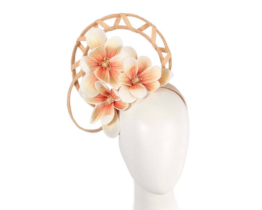 Max Alexander by Cupids Millinery Melbourne – wholesale Fascinator-hatt - Dam – Unikt blommafascinator pannband4