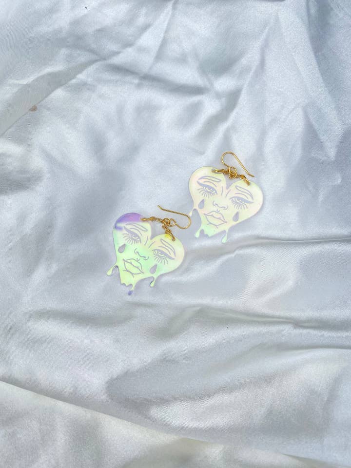 Corações Iridescentes Mini Luna por atacado de Art By Avary