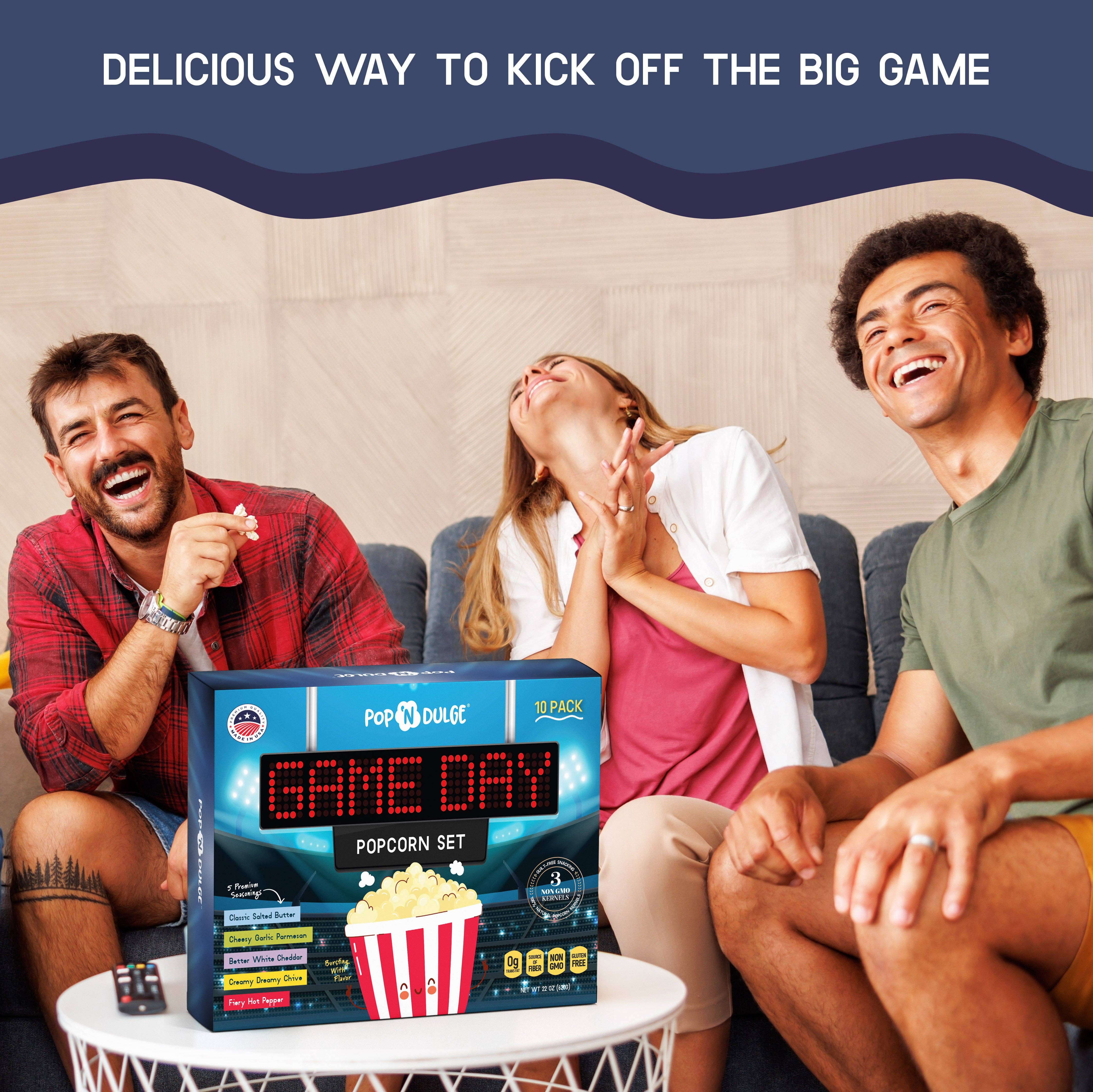Pop 'N Dulge - Wholesale Popcorn - Game Day Gourmet Popcorn Gift Set7
