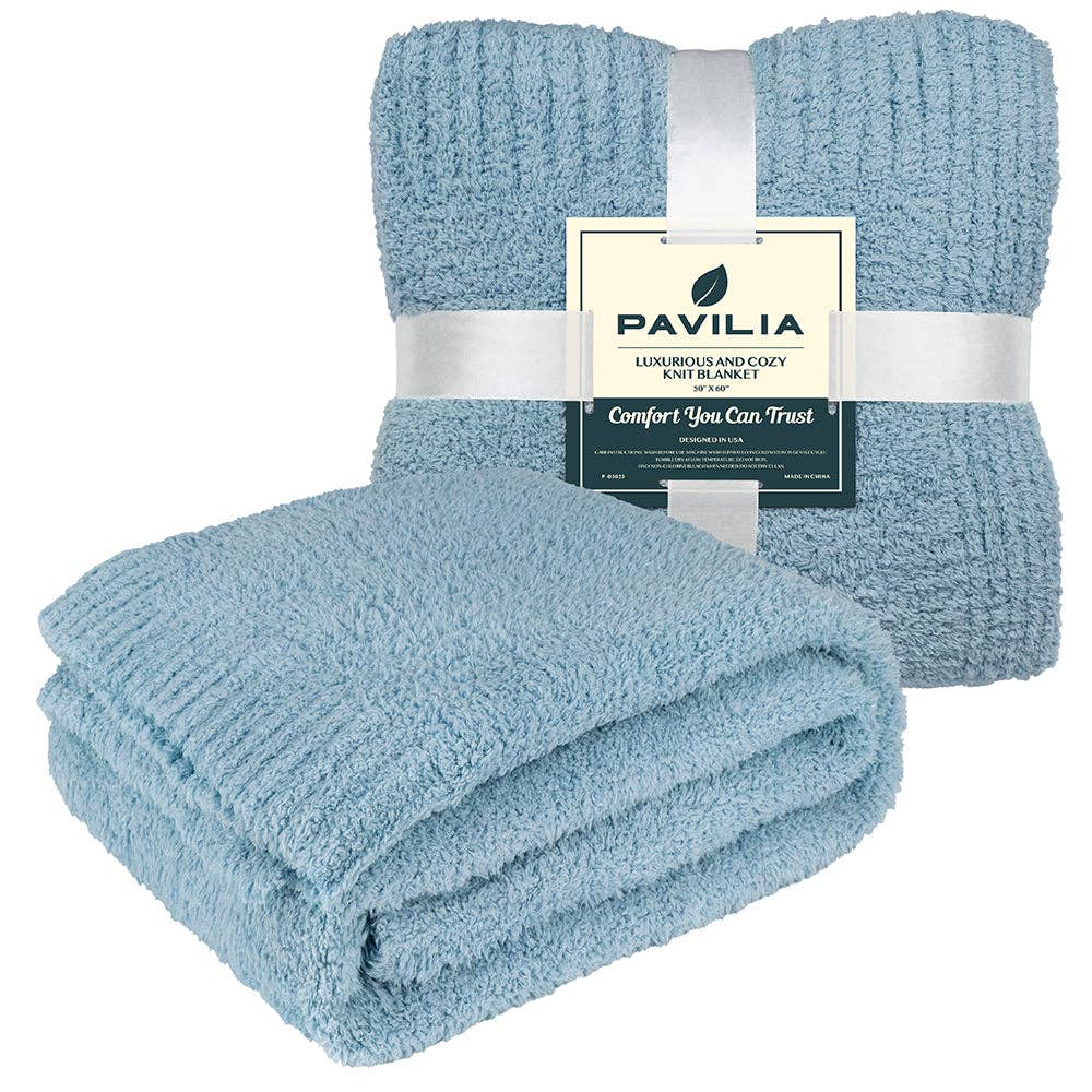 Pavilia – wholesale Throw blanket – Buttery Soft Fluffy Knit Blanket71