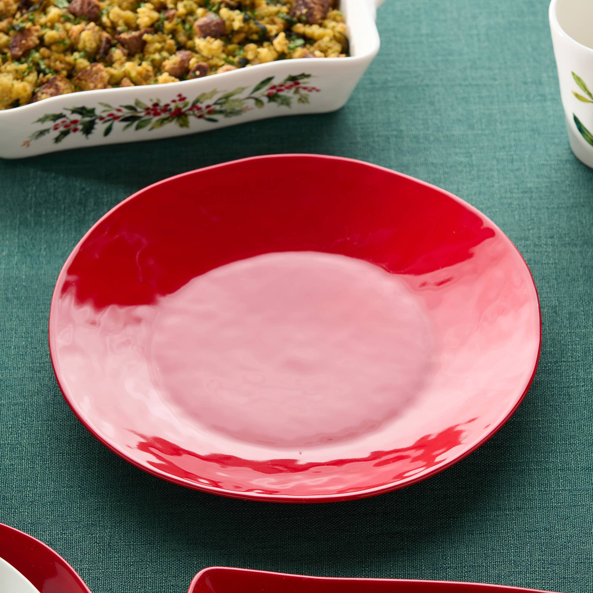 Certified International - Vente Assiette - Assiette à dîner rouge baie 11 pouces4