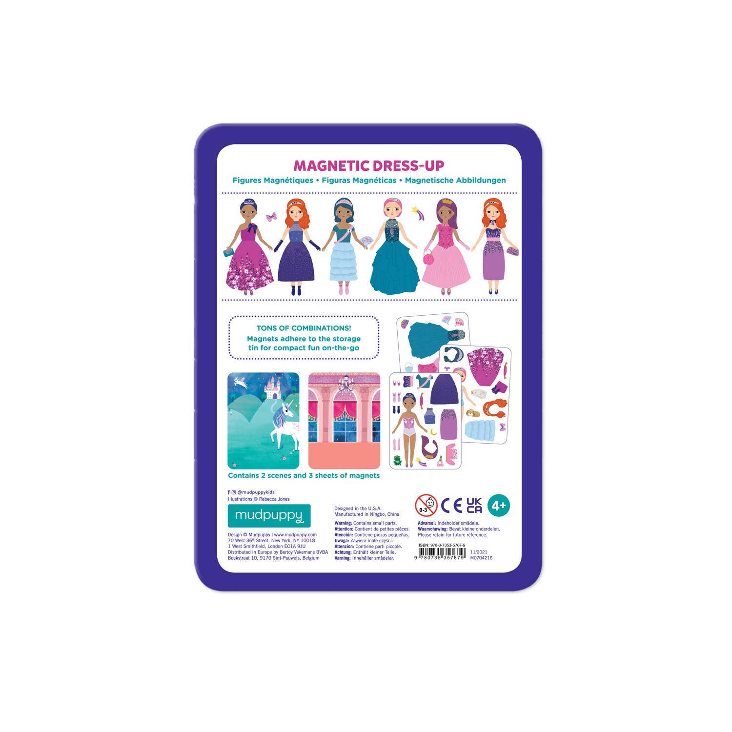 Chronicle Books - Wholesale Toy Set - Kids - Princess Magic Magnetic Dress-up1