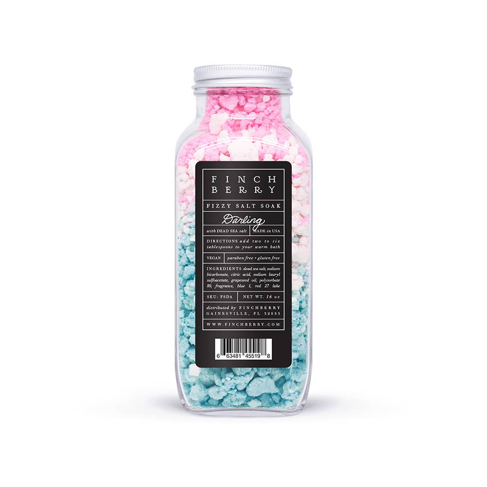 FinchBerry - Wholesale Bath Salts - Darling Relaxing and Softening Fizzy  Salt Bath Soak1