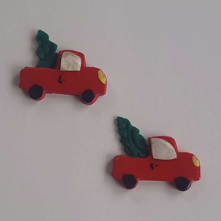 RED TRUCK STUDS for wholesale by Beautiful Colores Studio