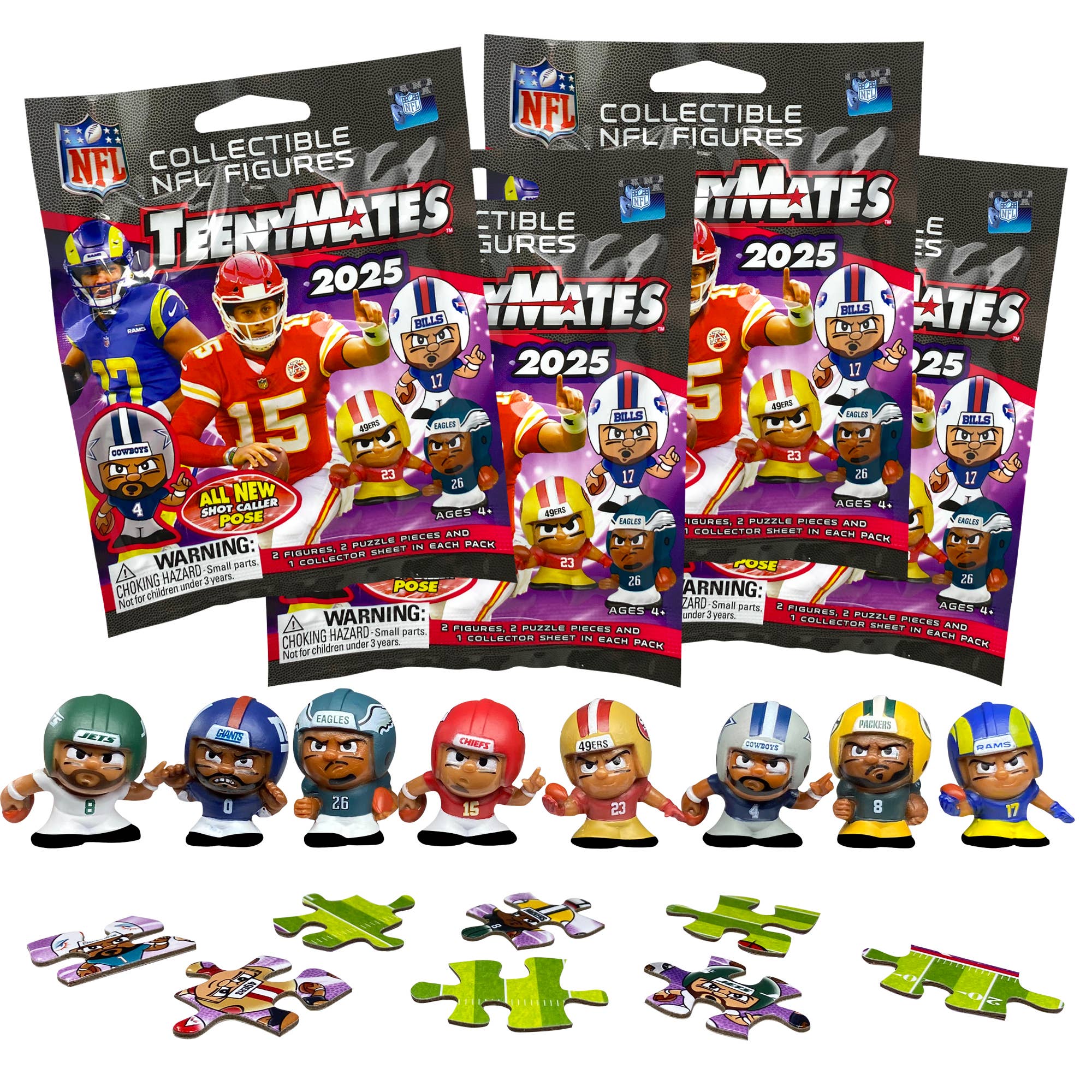 Party Animal, Inc. - Wholesale Toy Set - Kids - NFL TeenyMates Gravity Feed Display 20251