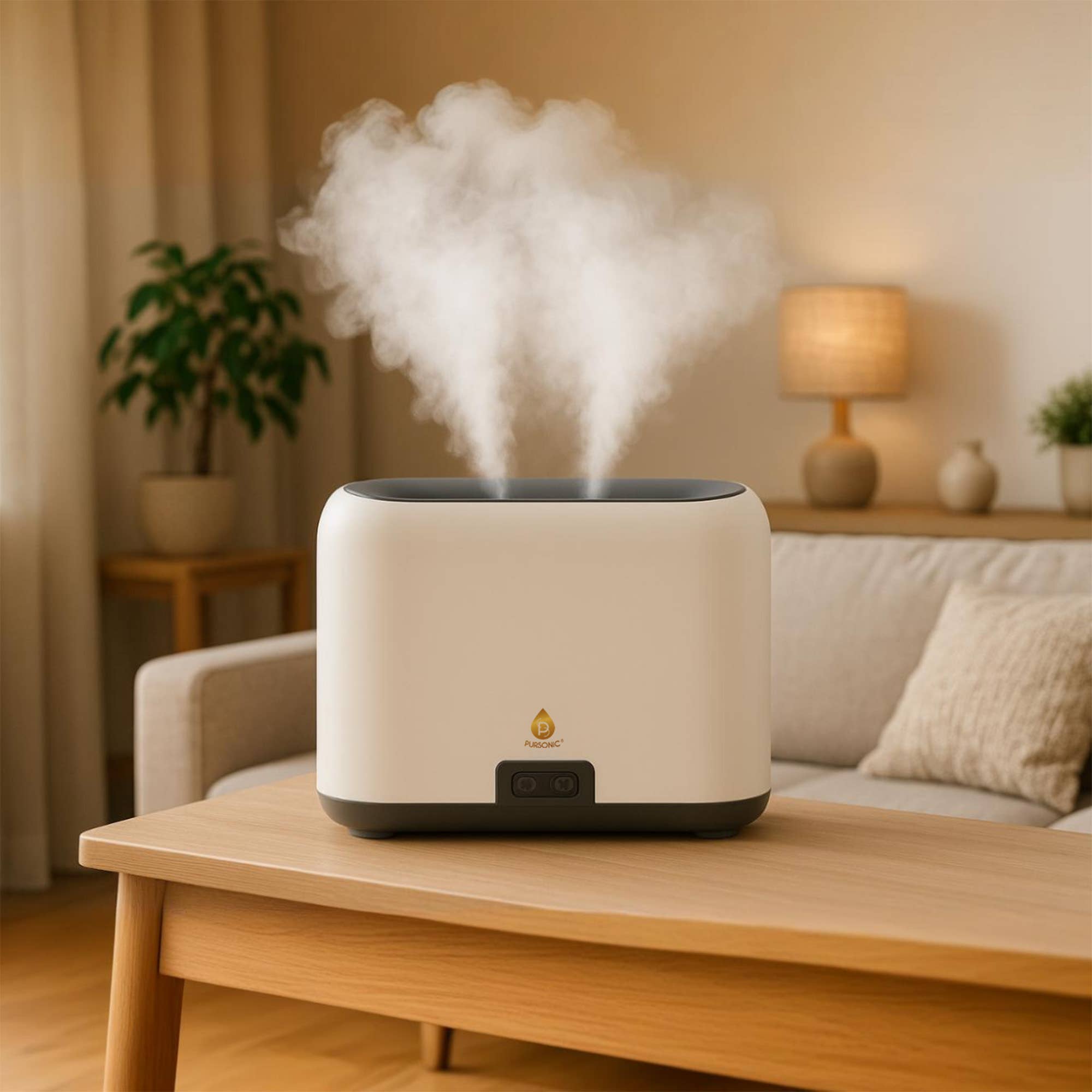 Pursonic - Wholesale Electronic Diffuser - Pursonic Essential Oil FlameGlow Aromatherapy Diffuser2