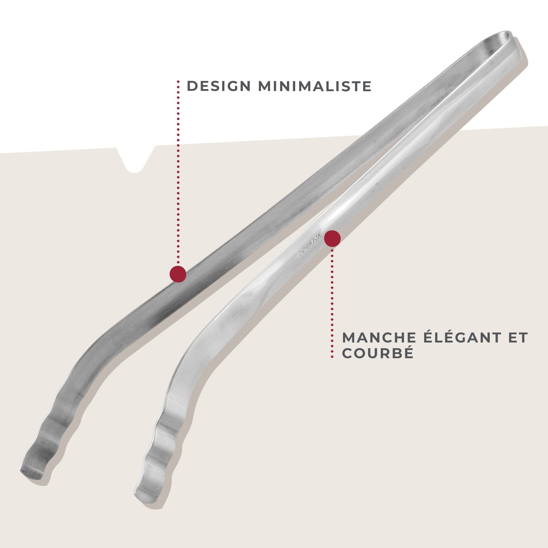 FM Professional - Wholesale Kitchen tool/gadget - Stainless steel barbecue tong 36 cm Fackelmann Barbecue1