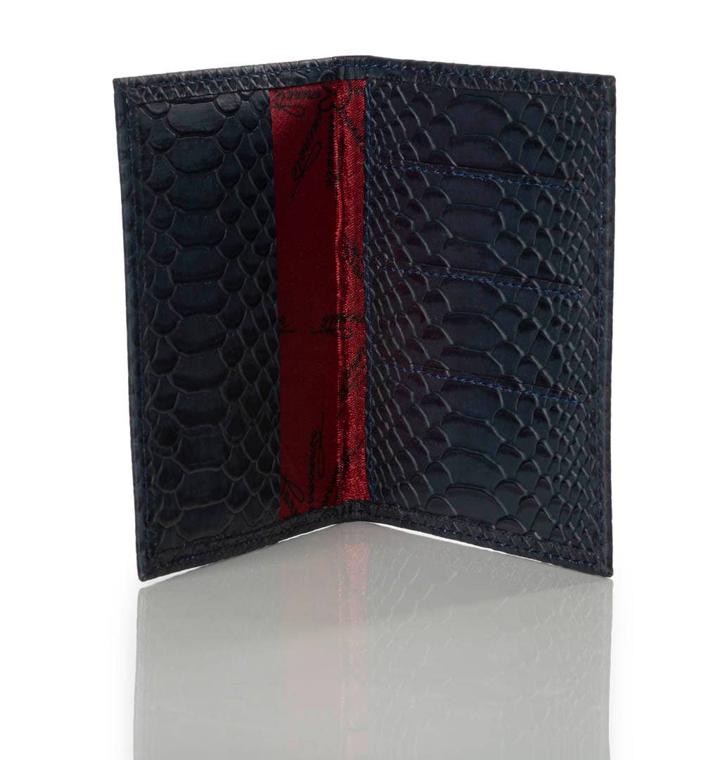 Benenate - Wholesale Passport Case - Unisex - Black Crocodile 10:10 Passport Wallet2
