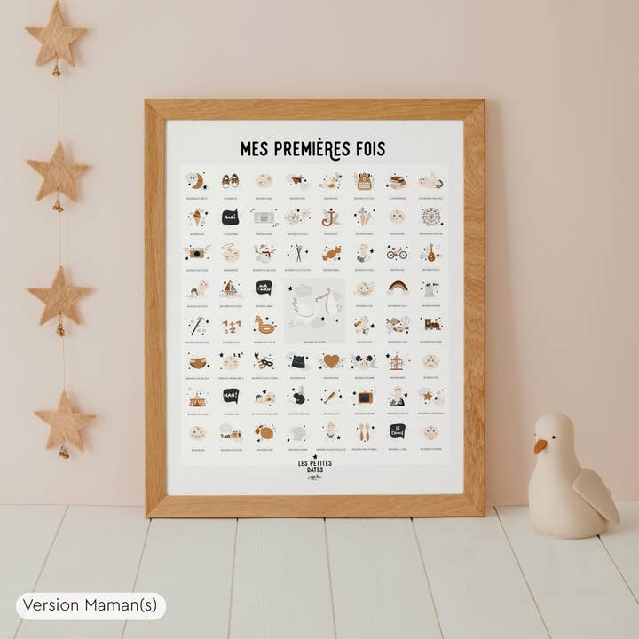 Les Petites Dates – Poster por atacado – Poster "My First Times" para pele clara4