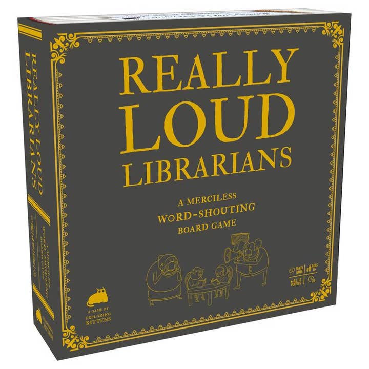 Everyday Supply Co - Wholesale Board Game - Exploding Kittens: Really Loud Librarians Board Game 101pc