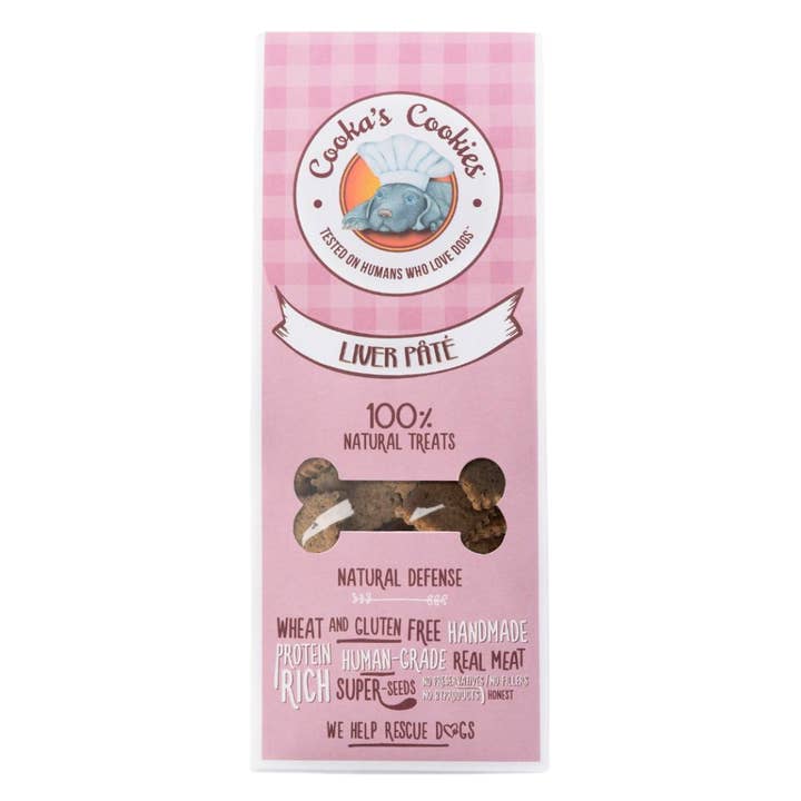 Paté de Hígado - Golosinas Naturales para Perros para venta al por mayor de Belpharmed bv: Cooka's Cookies & Sensidog