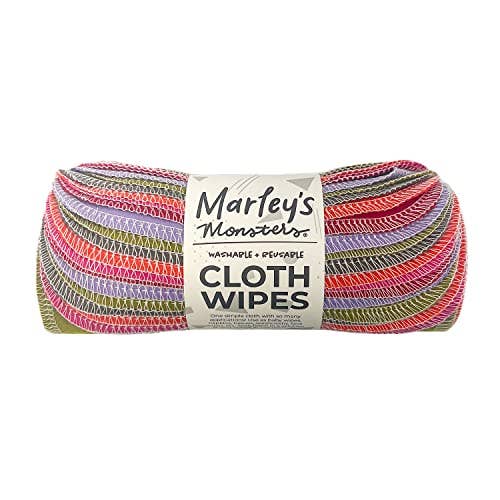 Marley's Monsters - Wholesale Face & Body Wipes - Cloth Wipes: Specialty Color Mixes - 12 or 24 pack12