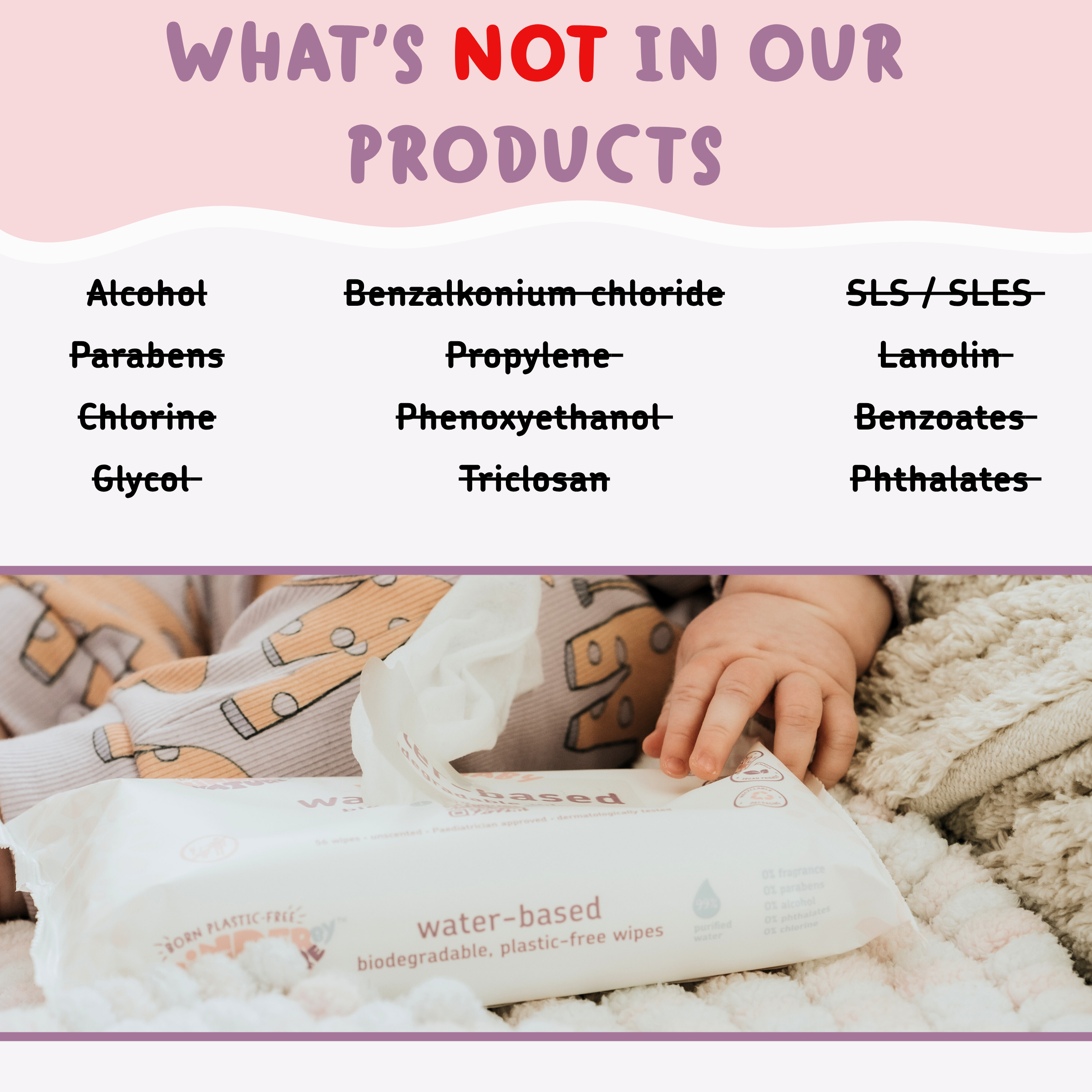 Kinder by Nature – wholesale Face & body wipes – Baby – Kinder by Nature Plant-Based Baby Wipes  5