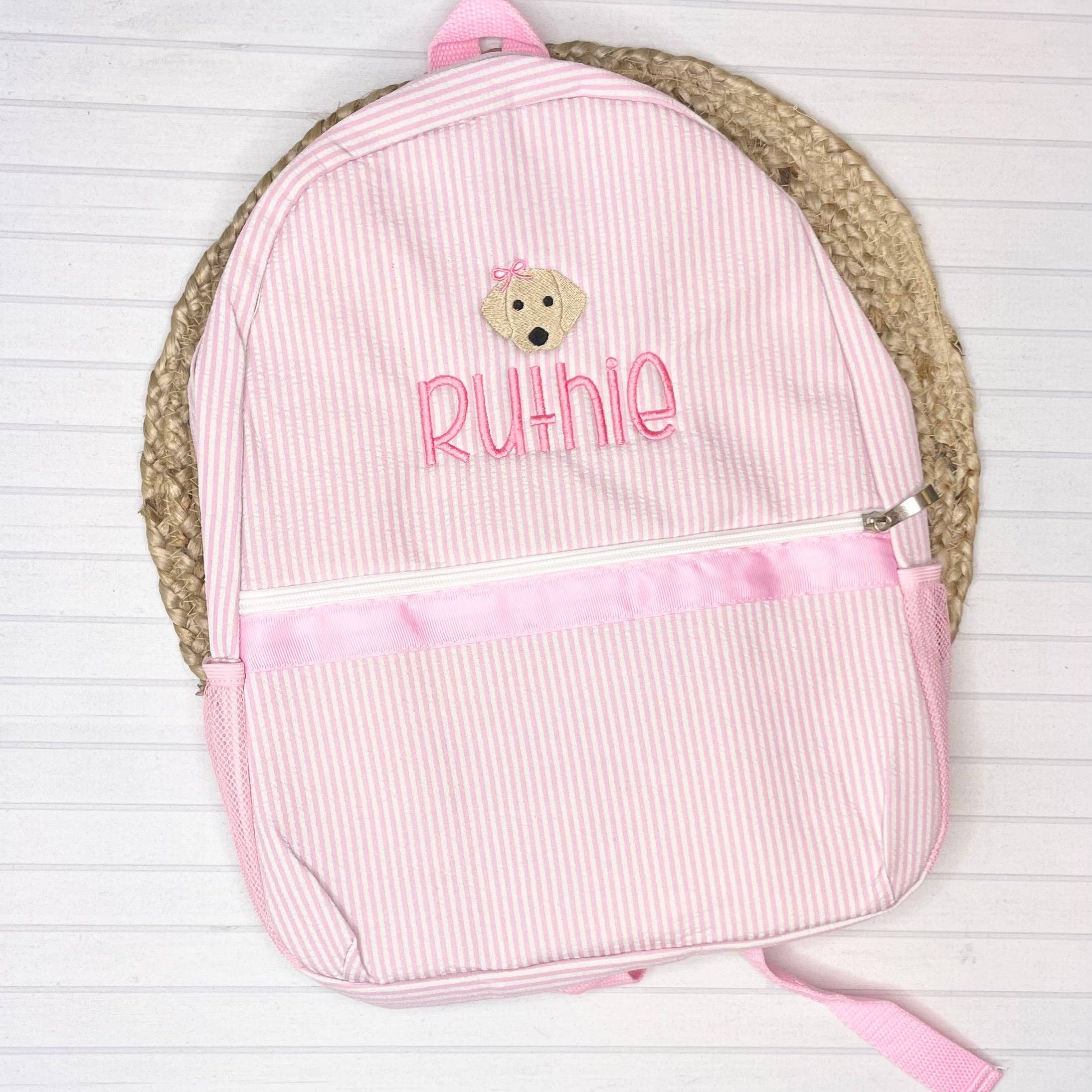Love That Cotton - Wholesale Backpack - Kids - Seersucker Backpack (Full Size)7
