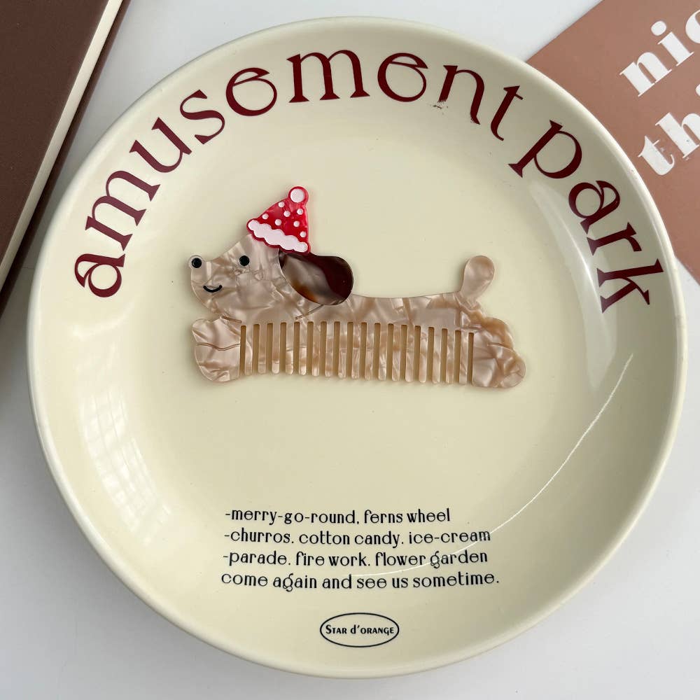 SoapElenGlen – Großhandel Haarbürste/Kamm – Verspielte Tier-Acetat-Kämme, tragbare Gemüse-Haarwerkzeuge25