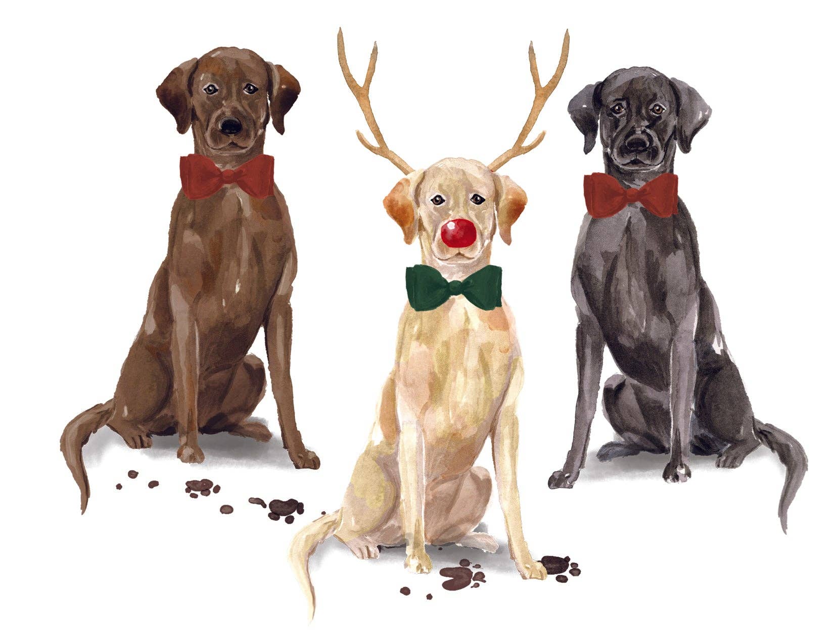 Bourbon & Bacon – wholesale Christmas card – 12 Dogs of Christmas1