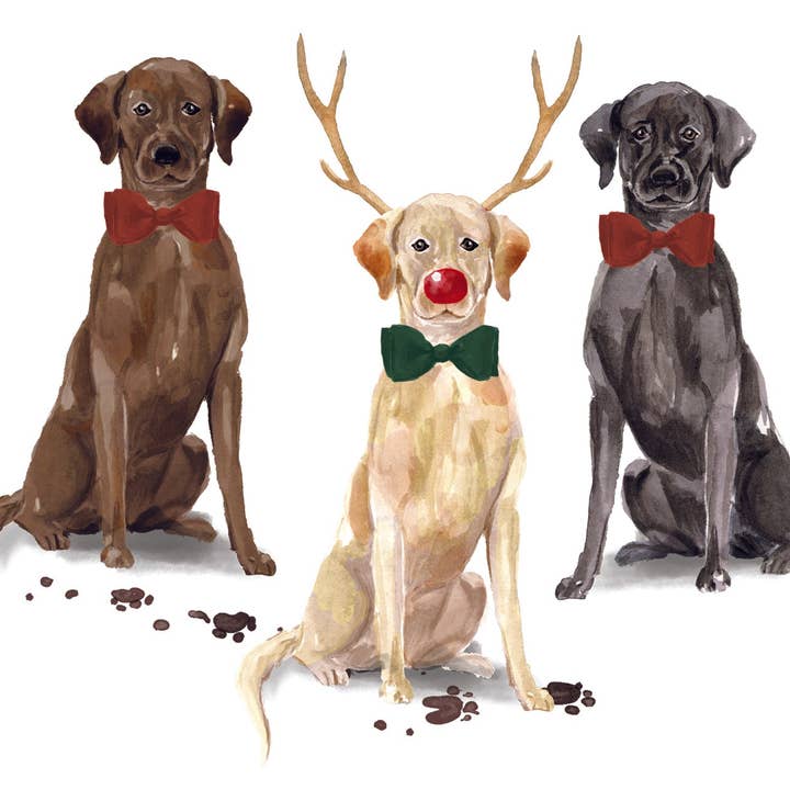 Bourbon & Bacon – wholesale Christmas card – 12 Dogs of Christmas1