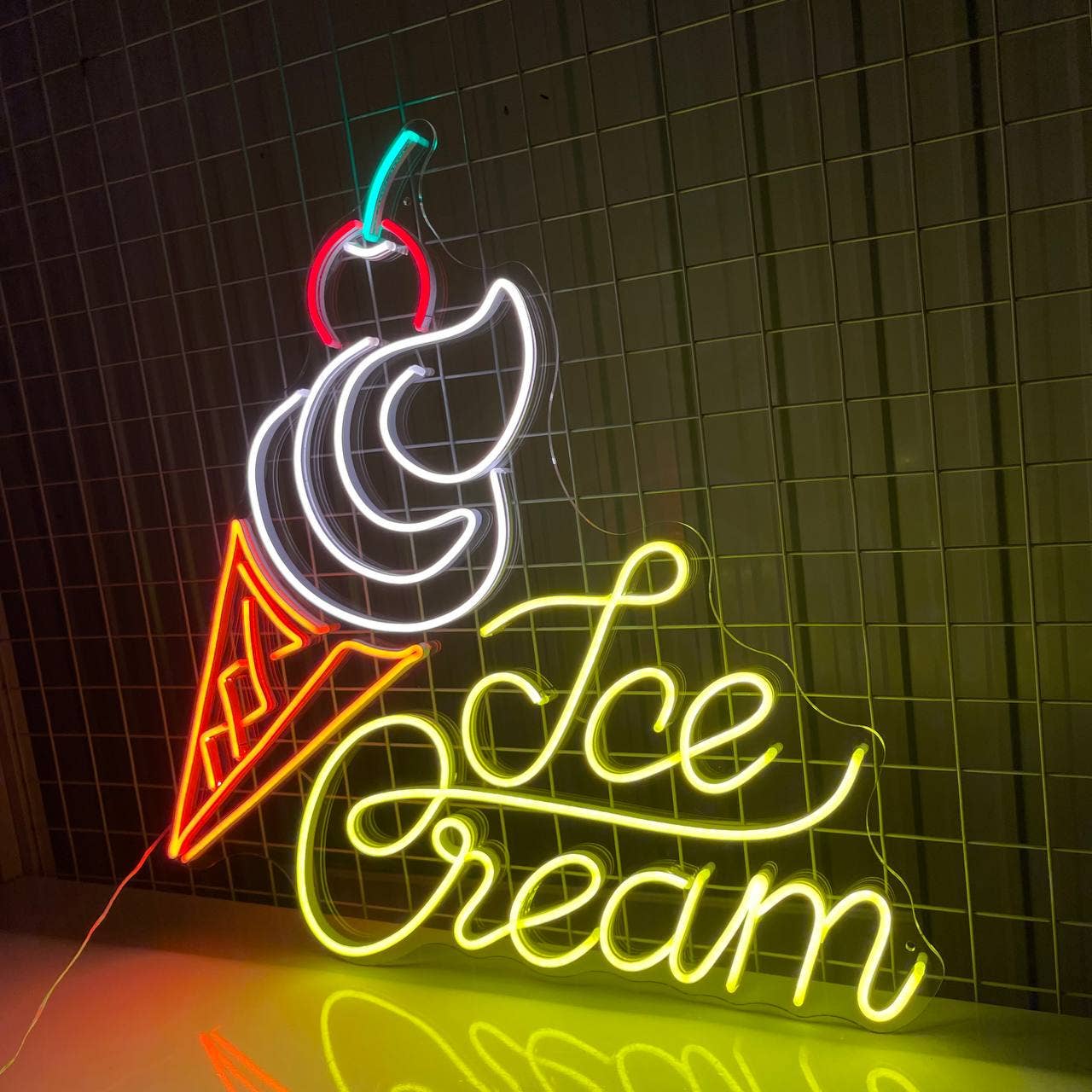 Glow Neon – wholesale Neonskylt – Glass Neonskylt, Glassbutik Dekor Skylt1