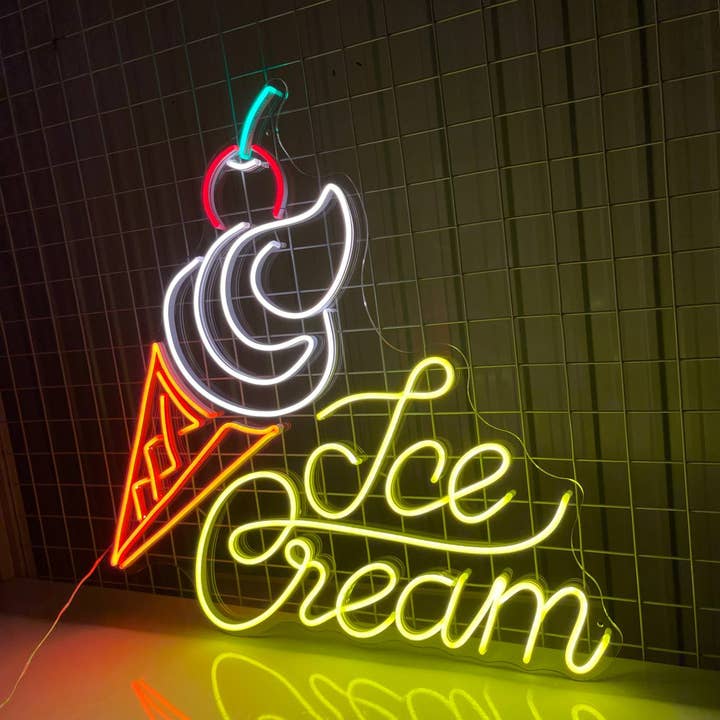Glow Neon – wholesale Neonskylt – Glass Neonskylt, Glassbutik Dekor Skylt1