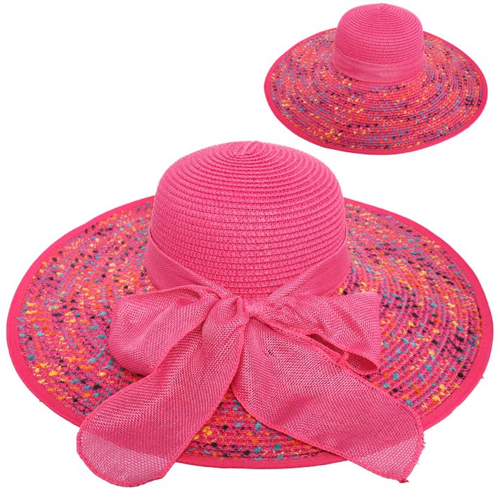 SP Sophia Collection - Wholesale Straw Hat - Women's - Floppy Oversized Wide Brim Straw Woven Sun Hat 5