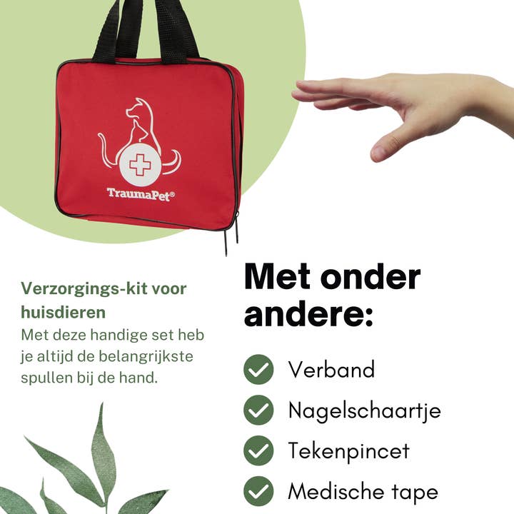 TraumaPet Nederland - Wholesale Pet Grooming Aid - Dog - Animal First Aid Kit - 19 Piece Pet Care Kit1