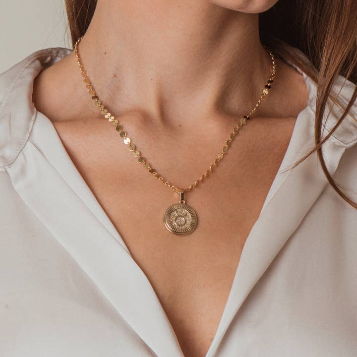 'Taurus' Zodiac Necklace for wholesale by Kolohe