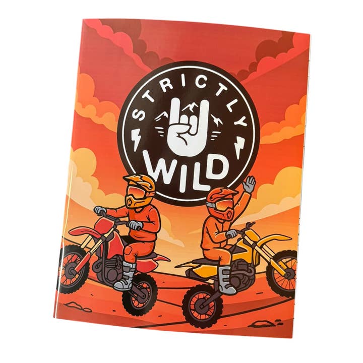 Dirt Bike Coloring Book for wholesale by Strictly Wild