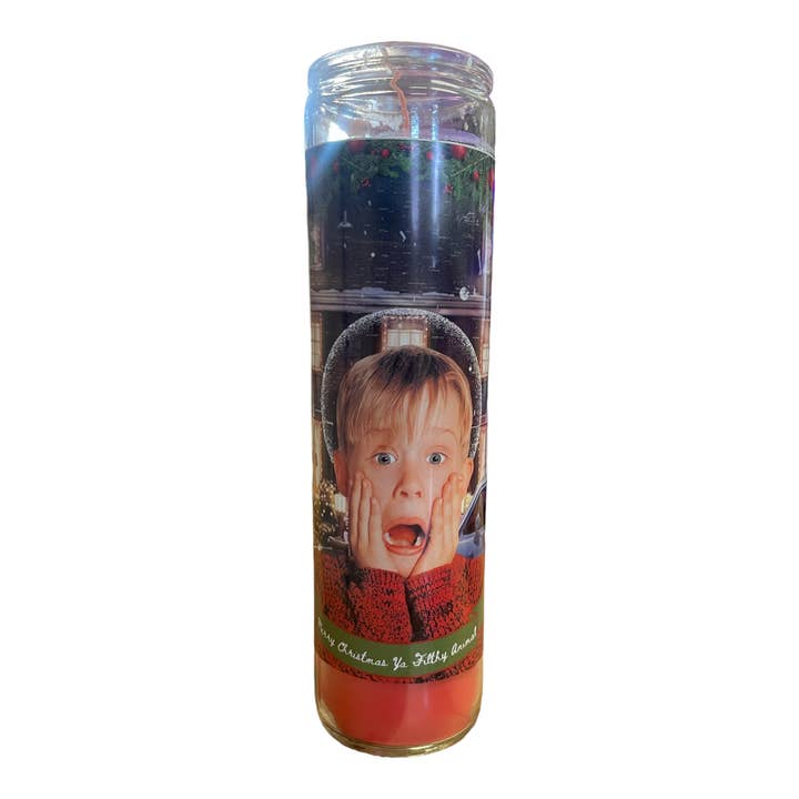 Home Alone Christmas Prayer Candle for wholesale by The Luminary and Co.