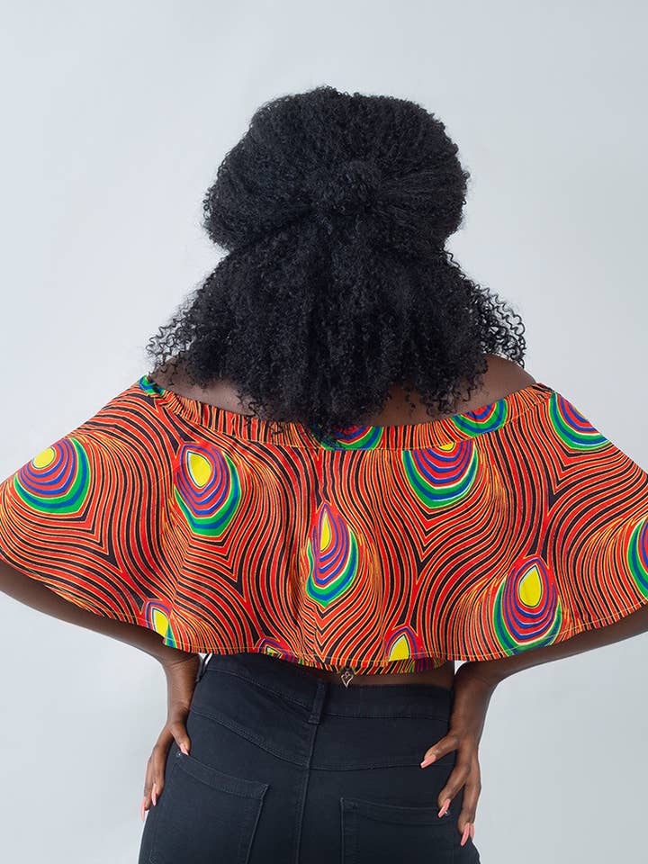 ETNICA - Wholesale Blouse - Women's - African Print Achol Crop Top4