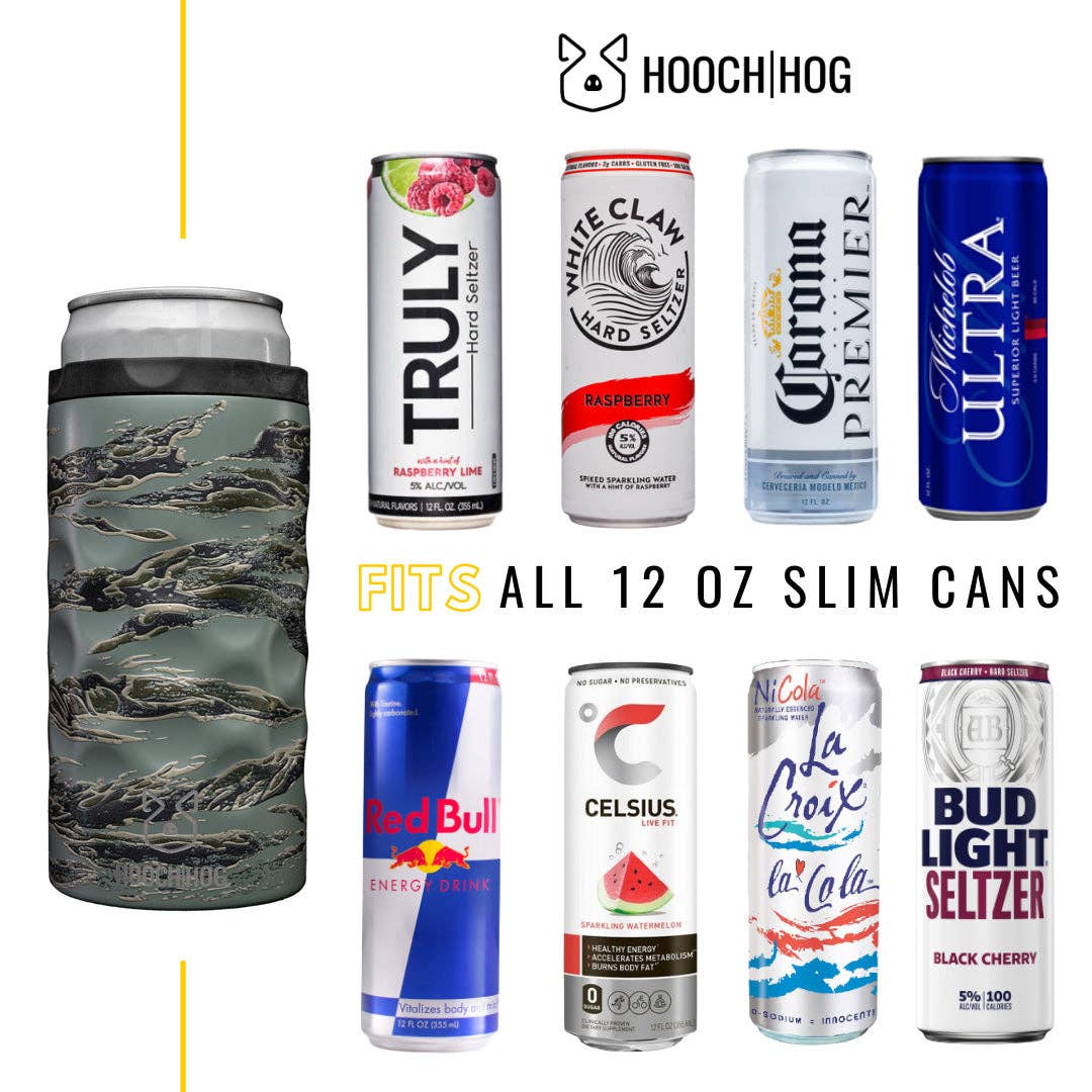 Hooch Hog - Vente Housses de boisson - The Skinny Canette Cooler1
