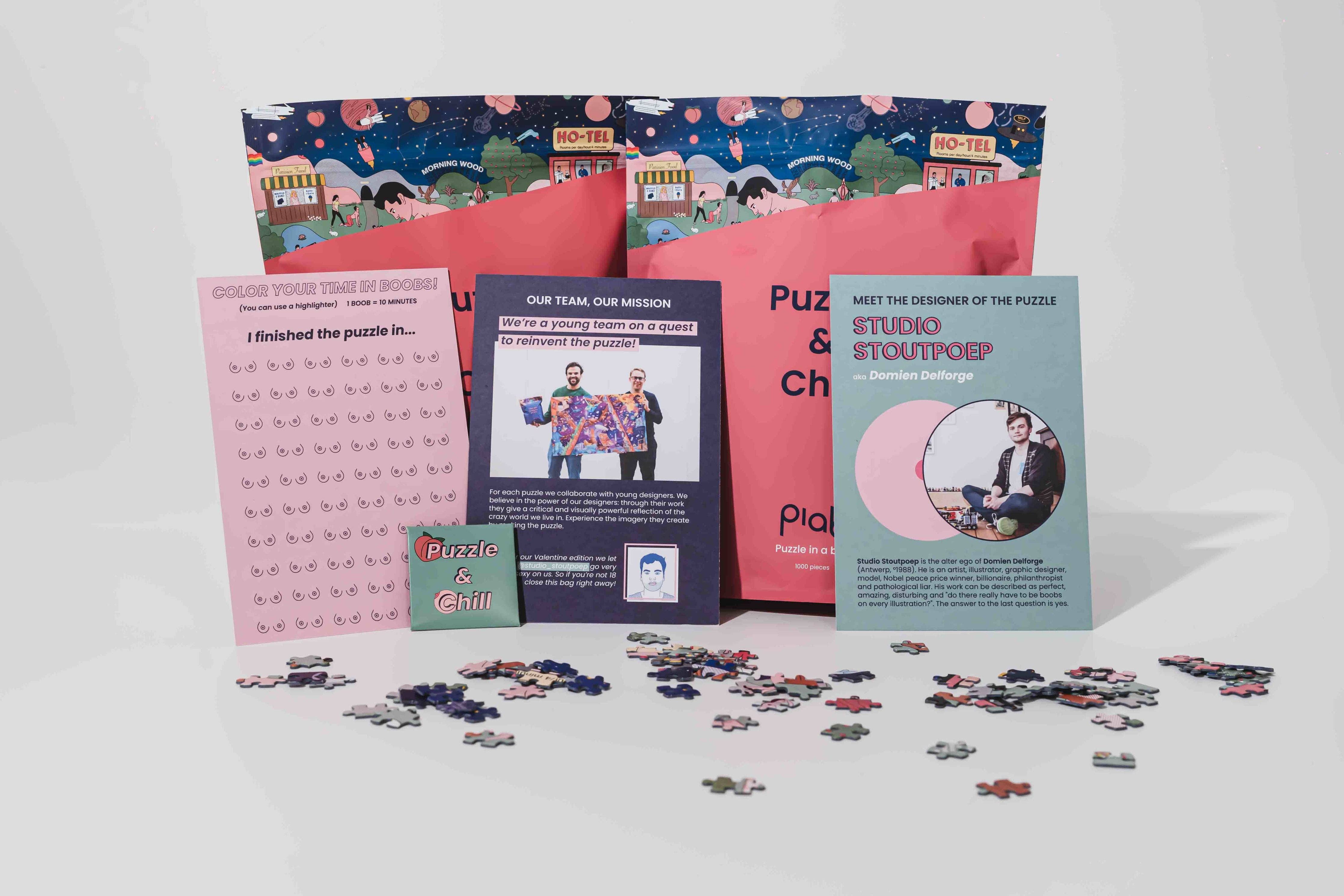 Puzzle in a Bag - Vente Puzzle – adulte - Puzzle Sexy - 1000 Pièces - Langue : Anglais2