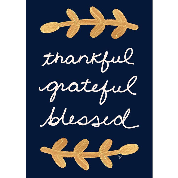 Citrus Daisy - Wholesale Thanksgiving Card - Thankful Grateful Blessed Card