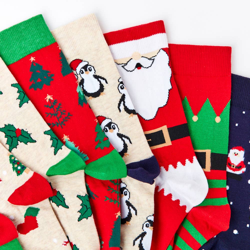 Urban Eccentric - Wholesale Socks - Unisex - CLEARANCE Unisex 9 Day Advent Calendar Socks Gift Set3