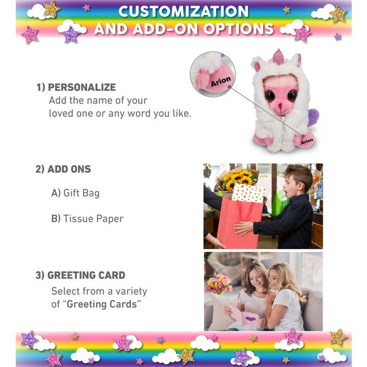 Cota Global - Wholesale Stuffed/Plush Toy - Kids & Baby - Plush Unicorn - Sparkle Eyes Plush - Small Pink Poodle Dog1